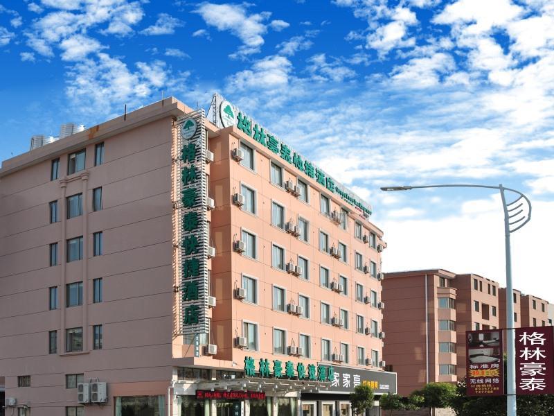 Greentree Inn Zhejiang Taizhou Tiantai Bus Station Express Hotel Exterior foto